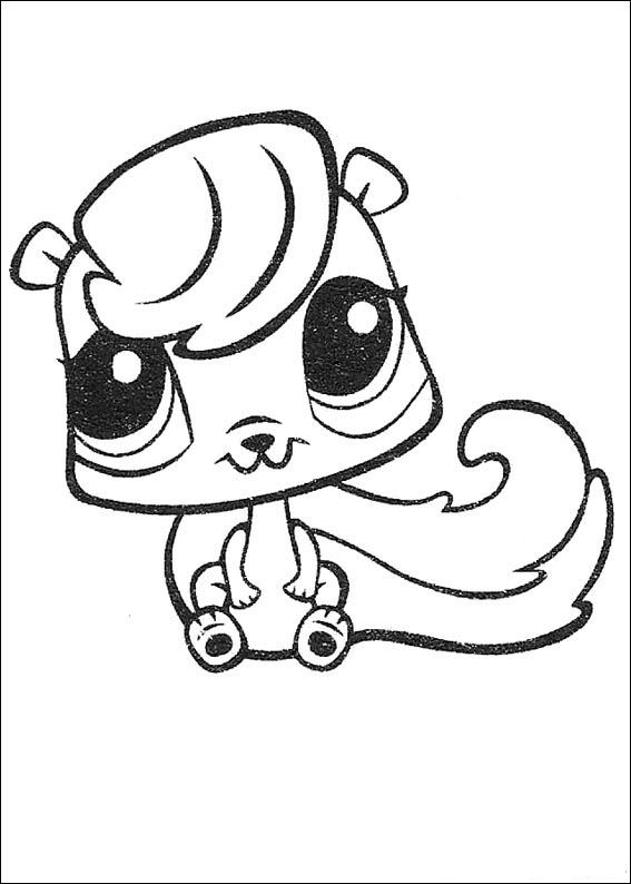 Kids-n-fun.com | 50 coloring pages of Littlest Pet Shop